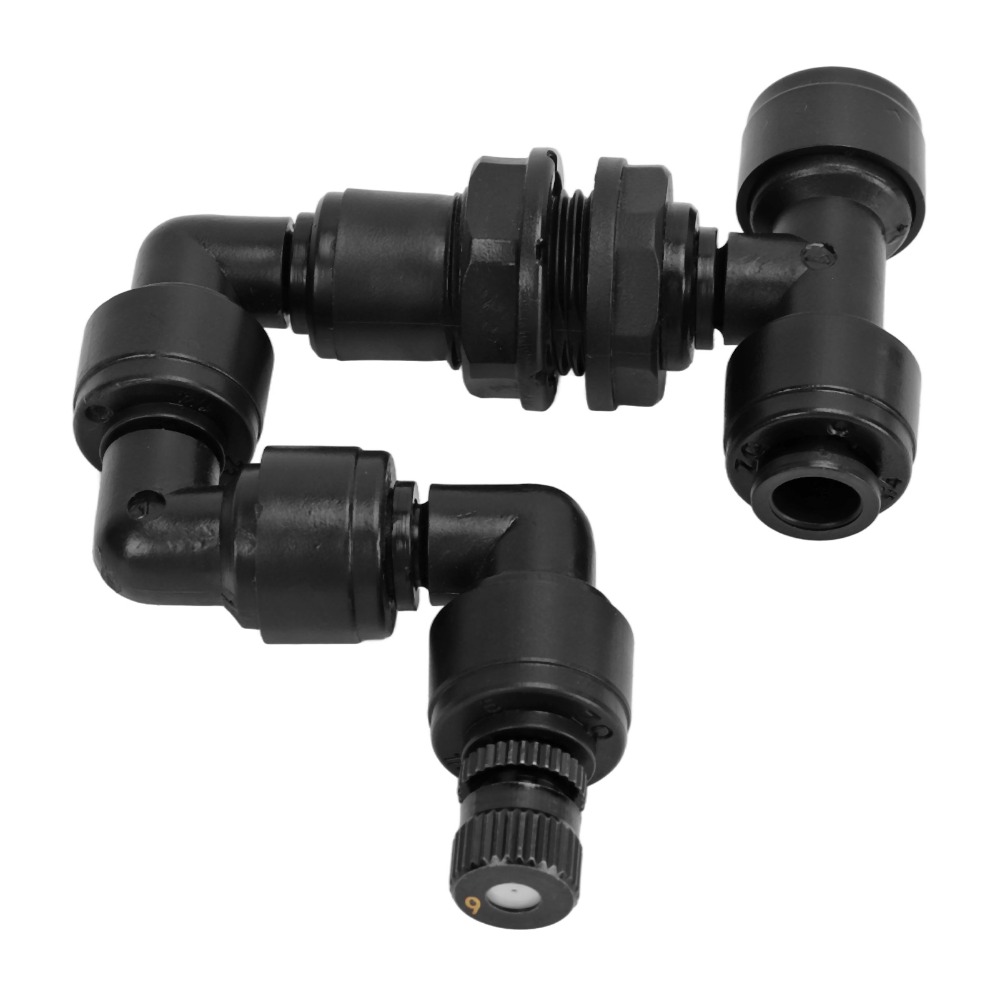 Misting Nozzle Reptile - PP Sürüngen Sisleyici Ayarlanabilir Nozül Siyah