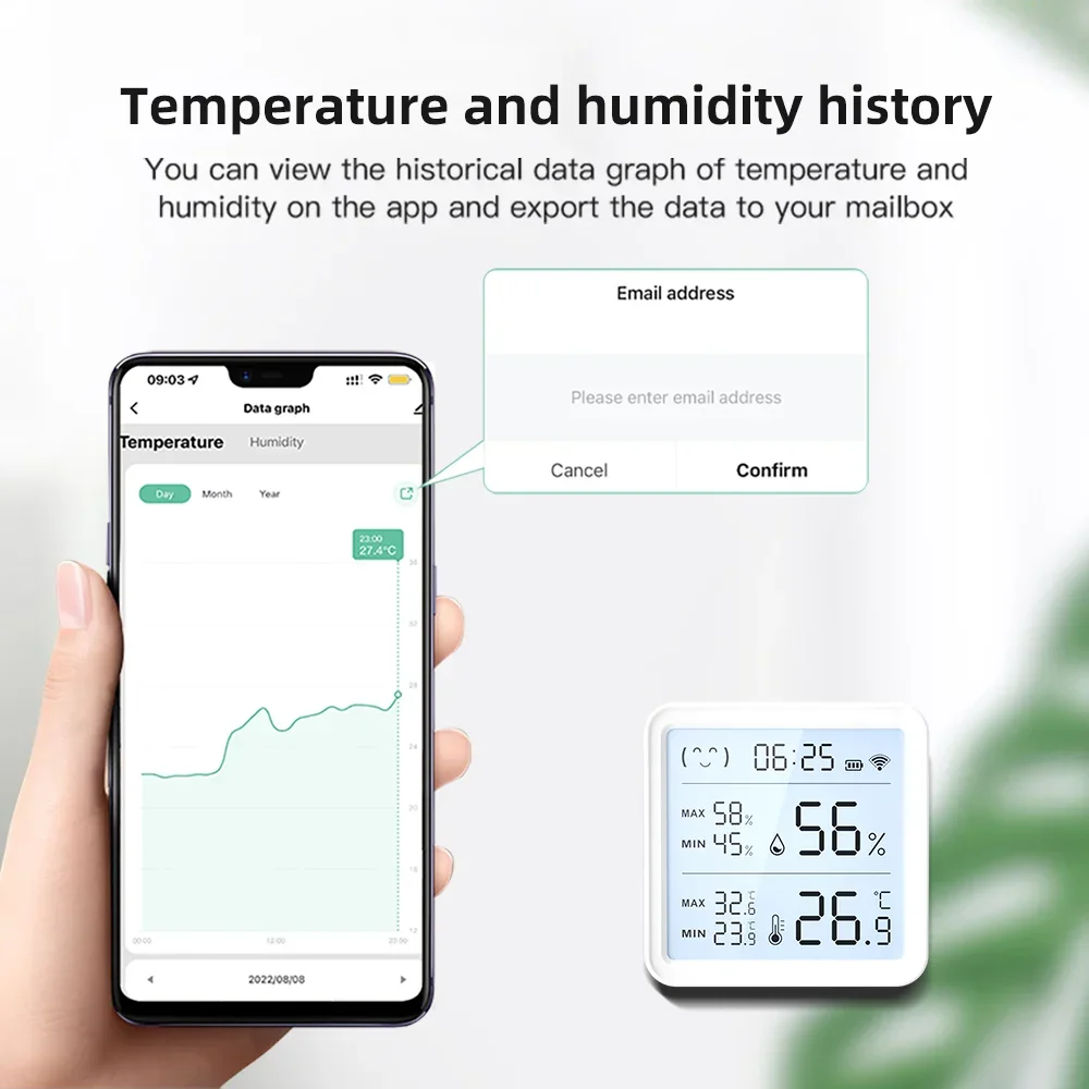 Tuya WiFi Sıcaklık Nem Sensörü - Digital Hygrometer Probe incelemesi ve fiyatı